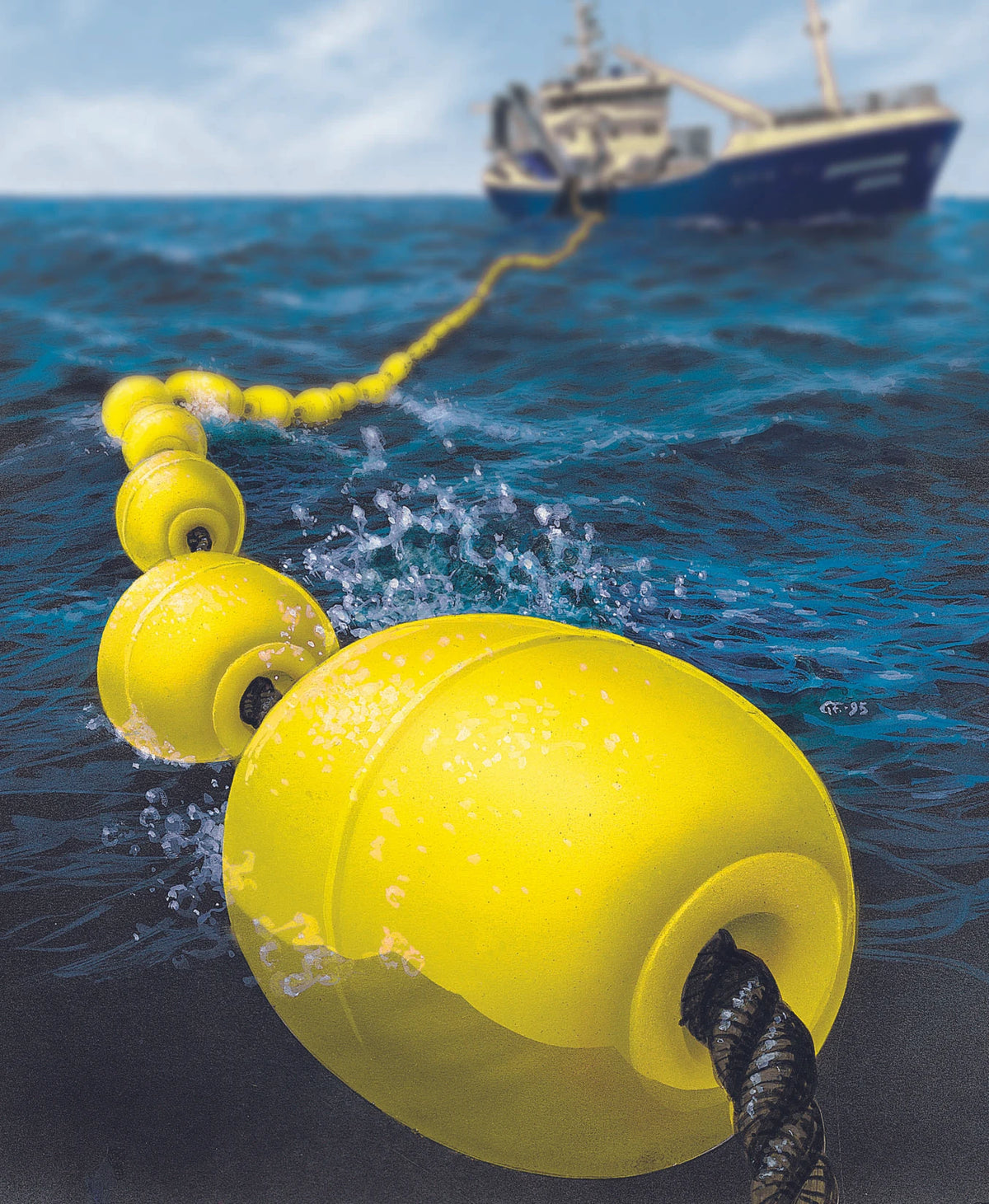 Purse Seine Float BPB11000 Floats 285mm(L) x 255mm(D)
