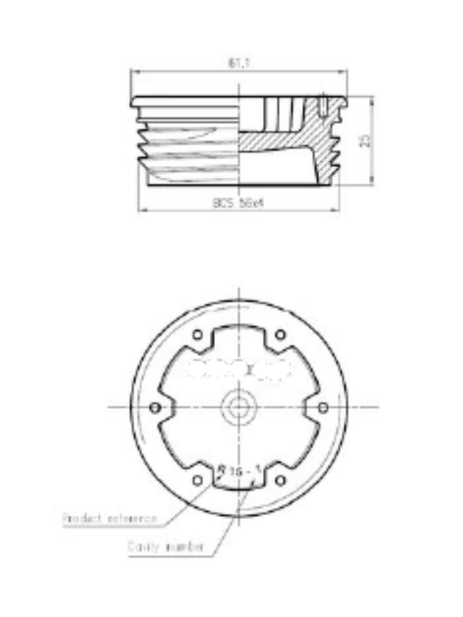 Drain Plugs with threads for insulated containers