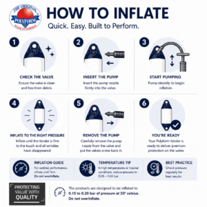 How to inflation Polyform Fenders & buoys: Quick start guide