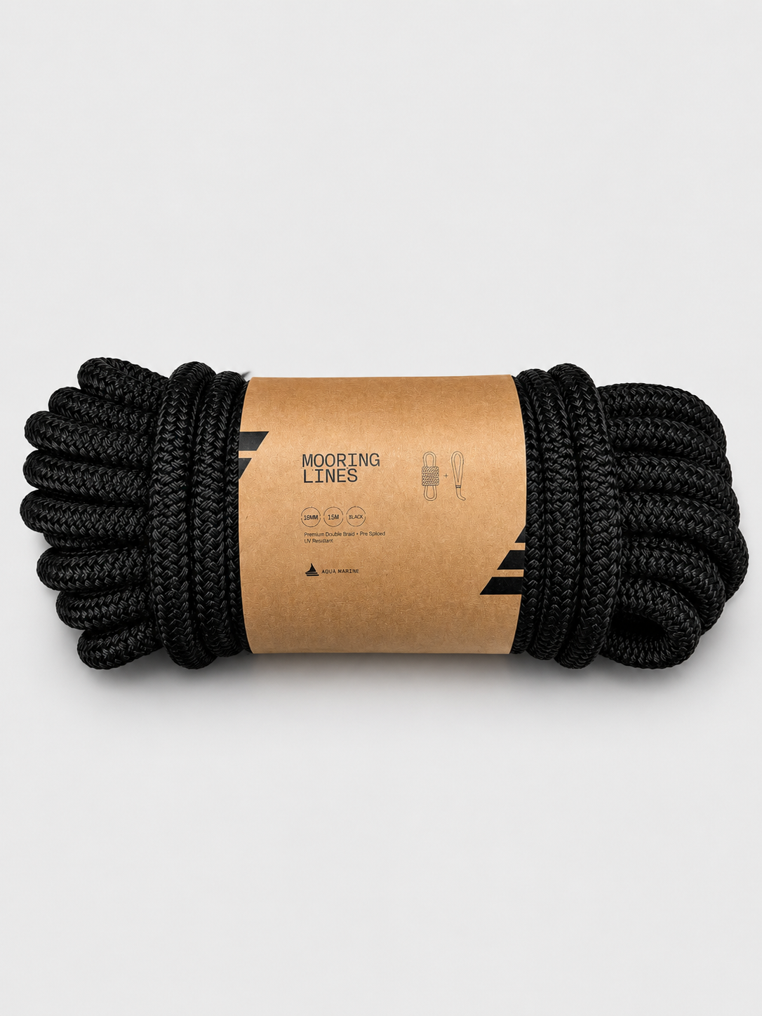 Aqua Marine 16mmx15m Mooring Line with Splice
