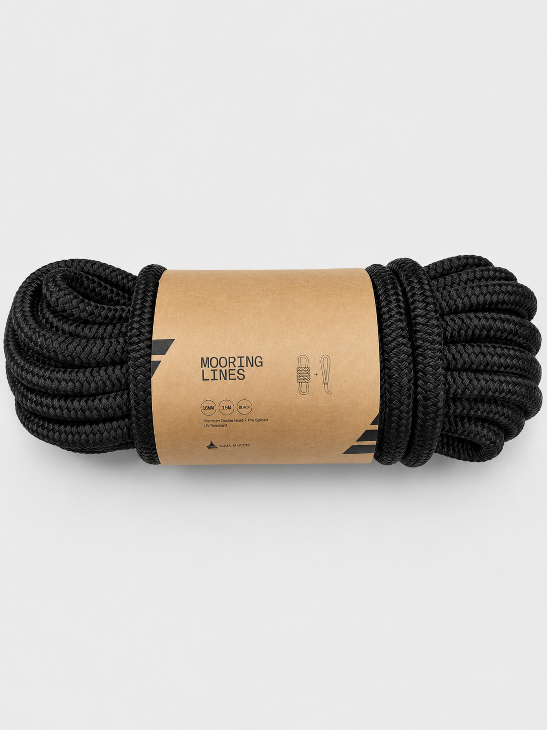 Aqua Marine 14mmx15m Mooring Line with Splice