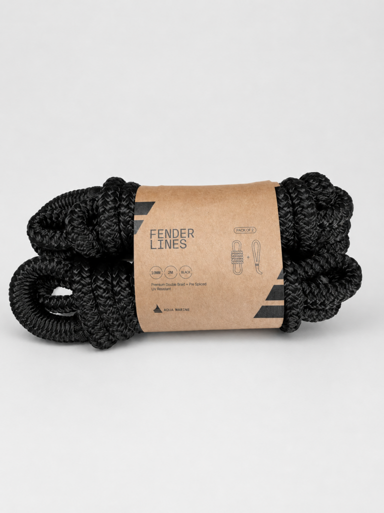 Aqua Marine 10mmx2m Fender Lines Double Braid (2-Pack)