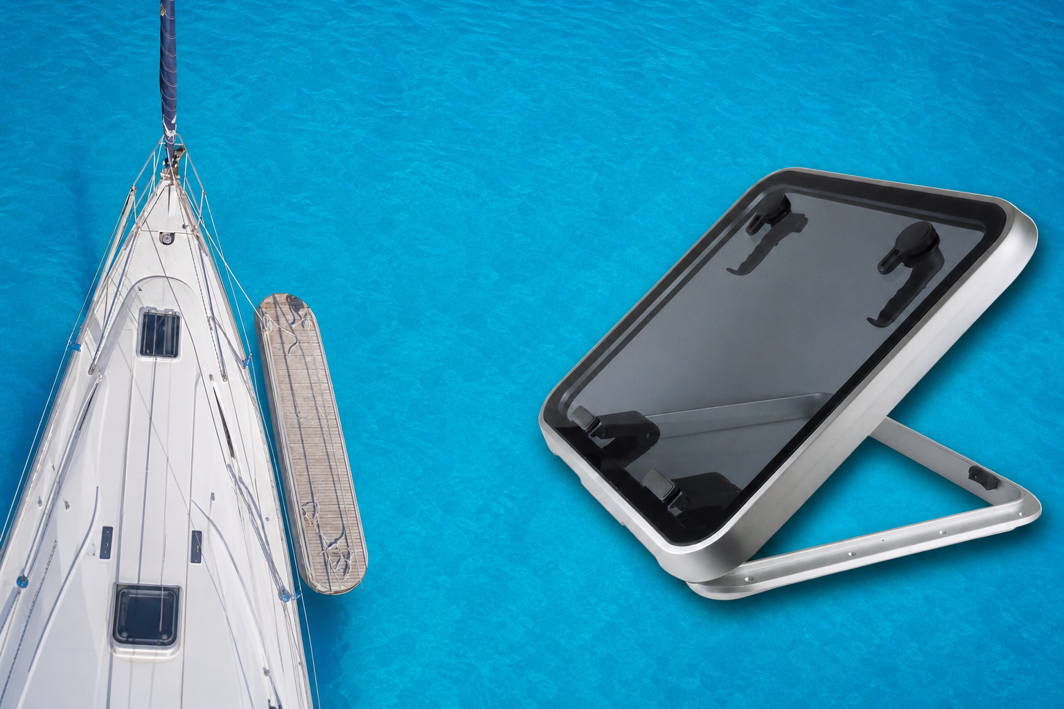Aqua Marine lewmar compatible deck hatch image